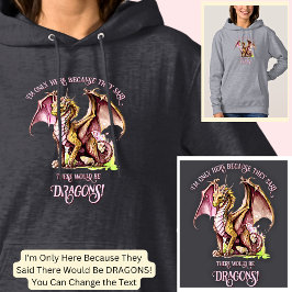 Name Text hinzufügen - nur hier, weil gesagt Drach Hoodie