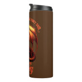 Name Text hinzufügen - nur hier, weil gesagt Drach Thermosbecher (Nach rechts gedreht)