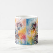 Name & Text hinzufügen: Watercolor Koala G'day Mat Kaffeetasse (Mittel)