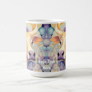 Name Text Kuhfarm Violett Kaffeetasse