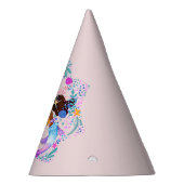 Name Text Mermaid Pink Mauve Aqua Party hinzufügen Partyhütchen (Rechts)