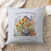 Name Text Sprichwort Blumengarten Sonnenblumen Kan Kissen (Decke)