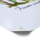 Name Text Sprichwort Blumengarten Sonnenblumen Kan Poster (Ecke)