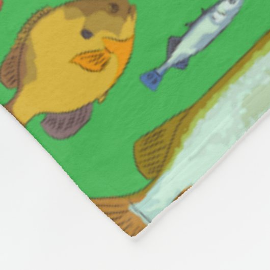 Name That Fish Sportfischarten Fleecedecke (Ecke)