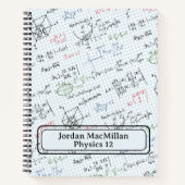 Name Thema Math Physics Engineering Equations Notizblock (Vorderseite)