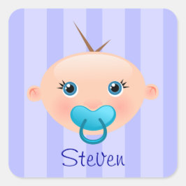 "Name This!" - Baby Face Sticker Boy