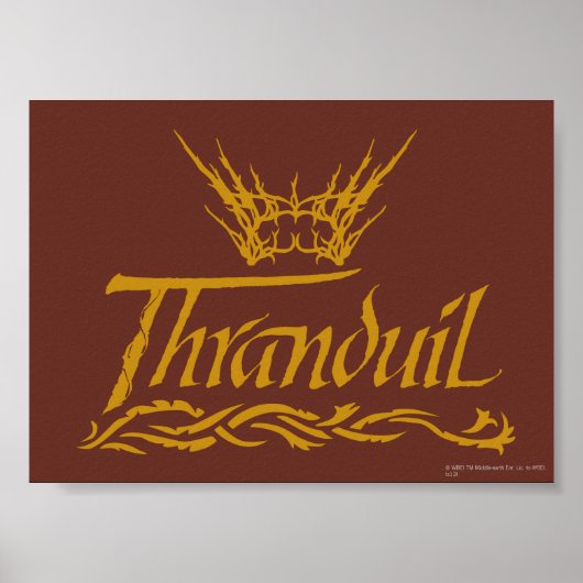 Name Thranduil Poster (Vorne)