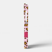 Name Tier Leopard Druck rosa braun Case-Mate iPhone Hülle (Rückseite / Links)