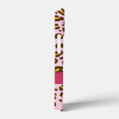 Name Tier Leopard Druck rosa braun Case-Mate iPhone Hülle (Rückseite / Rechts)