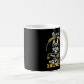 Name / Titel nie unterschätzt mit einem GSD Kaffeetasse (VorderseiteRechts)