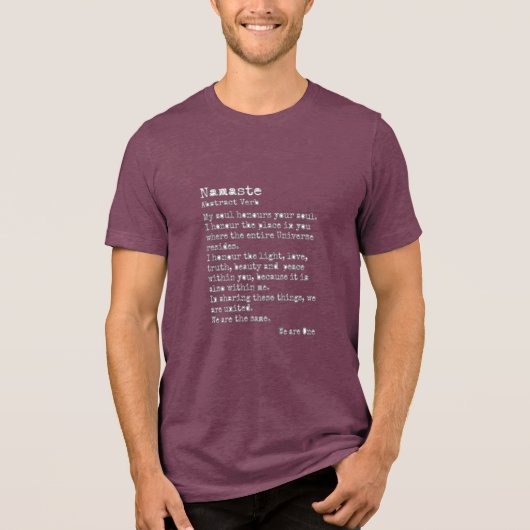 Name: Tri-Blend Shirt (Vorderseite)
