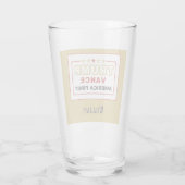 Name, Trump-Vance America First 2025 Pint Glas (Rückseite)