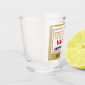 Name, Trump-Vance des Goldenen Zeitalters 2025 Schnapsglas (Links)