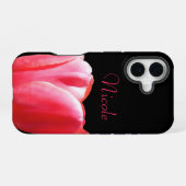 Name Tulip Bloom Aufstieg iPhone 16 Hülle (Rückseite (Horizontal))