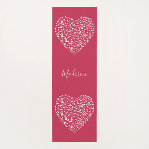 Name-u. Farbemusikalische Herzyogamatte Yogamatte