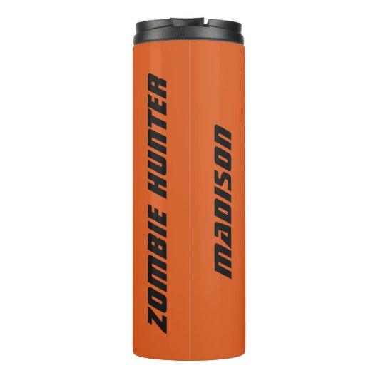 Name-u. Farbezombietrommel Thermosbecher (Rückseite)