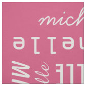 Name- u. Farbgewebe Stoff (Muster)