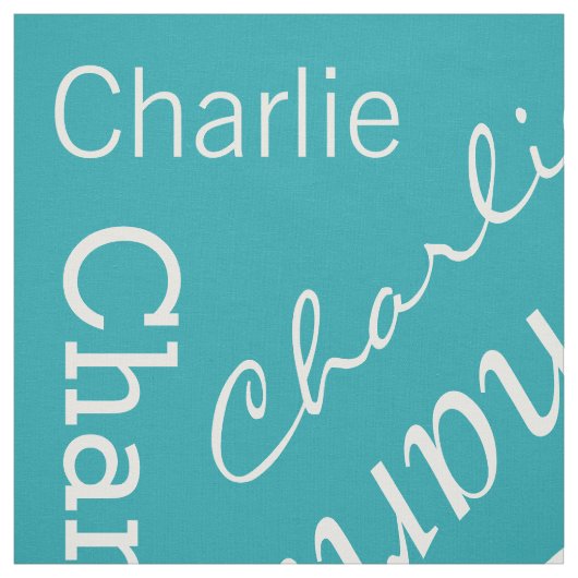 Name- u. Farbgewebe Stoff (Muster)