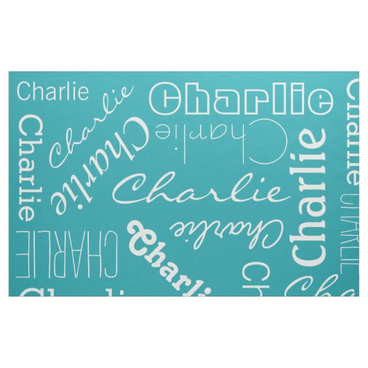 Name- u. Farbgewebe Stoff (Fat Quarter (45,7 x 55,9 cm))
