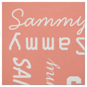 Name- u. Farbgewebe Stoff (Muster)