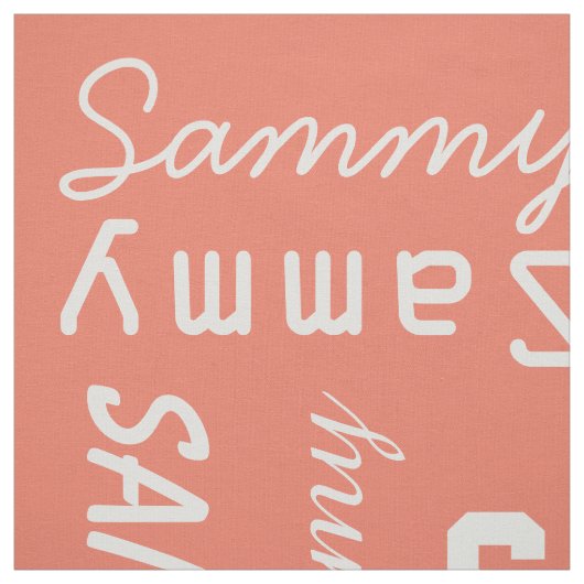 Name- u. Farbgewebe Stoff (Muster)