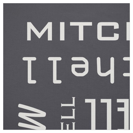 Name- u. Farbgewebe Stoff (Muster)