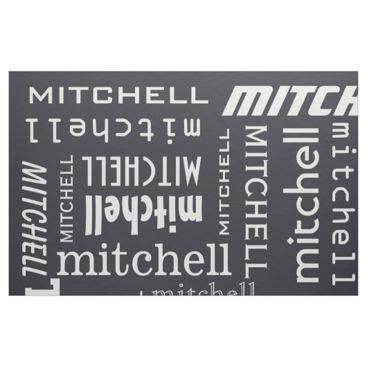 Name- u. Farbgewebe Stoff (Fat Quarter (45,7 x 55,9 cm))