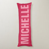 Name- u. Farbkörperkissen Seitenschläferkissen (Rückseite (Vertikal))