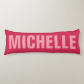 Name- u. Farbkörperkissen Seitenschläferkissen (Vorderseite)