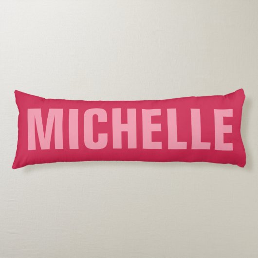 Name- u. Farbkörperkissen Seitenschläferkissen (Vorderseite)