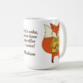 Name- u. Text Fox-Grund-Tassen Kaffeetasse (VorderseiteRechts)