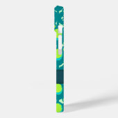 Name umarmen und kuscheln Pfauengrün Case-Mate iPhone Hülle (Rückseite / Links)