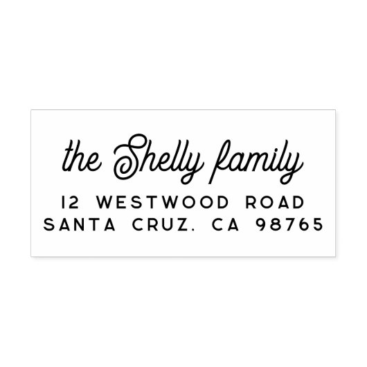 Name und Adresse des Skripts ändern Gummistempel (Prägung)