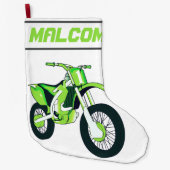 Name und Alter oder Nummer des Motorrads Großer Weihnachtsstrumpf (Vorderseite)