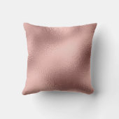 Name und Anfangsbezeichnung des Metalls Rose Gold  Kissen (Rückseite)