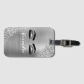 Name und Anfangsbuchstabe des rostfreien Metalls Gepäckanhänger (Vorderseite (Horizontal))