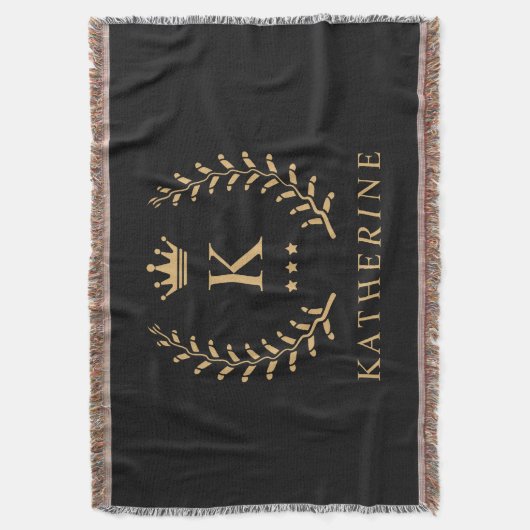 Name und Anfangssilbe Schwarz-weiß Decke (Vorderseite Vertikal)