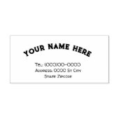 Name und Anschrift Anpassbare Briefmarke aus Kauts Gummistempel (Prägung)