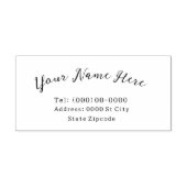 Name und Anschrift Anpassbare Briefmarke aus Kauts Gummistempel (Prägung)