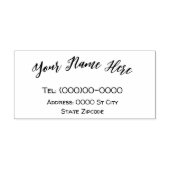 Name und Anschrift Anpassbare Briefmarke aus Kauts Gummistempel (Prägung)