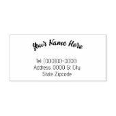 Name und Anschrift Anpassbare Briefmarke aus Kauts Gummistempel (Prägung)