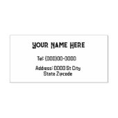 Name und Anschrift Anpassbare Briefmarke aus Kauts Gummistempel (Prägung)