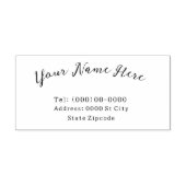 Name und Anschrift Anpassbare Briefmarke aus Kauts Gummistempel (Prägung)