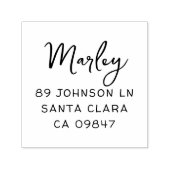 Name und Anschrift der niedlichen Skriptfamilie Permastempel (Design)