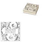 Name und Anschrift der Sonnenblumen Gummistempel (Stempel)