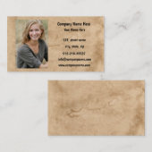 Name und Anschrift des Unternehmens Foto Visitenkarte (Vorne/Hinten)