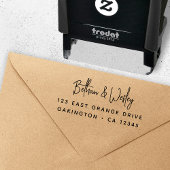 Name und Anschrift Hochzeitsstiftung Rücksendeadre Permastempel