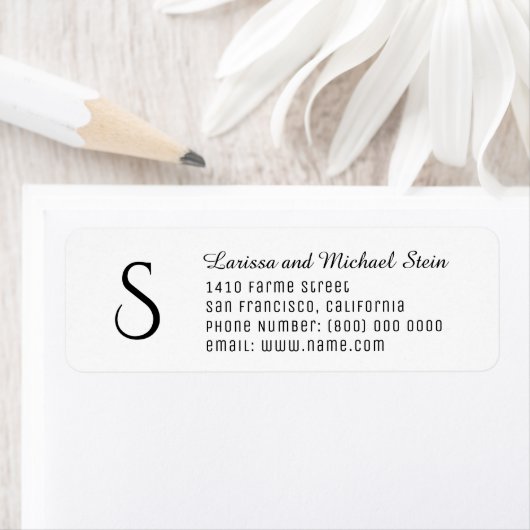 Name und Anschrift Monogramm (Insitu)