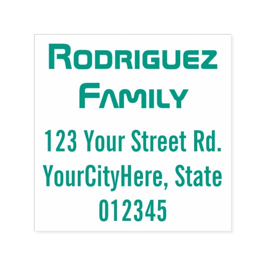 Name und Anschrift von Techie & Nerdy Permastempel (Design)