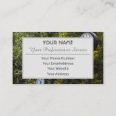 Name und Beruf der derzeitigen Visitenkarte (Rückseite)